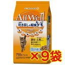 【ケース販売9袋・送料無料】オールウェル(AllWell) キャットフード 避妊・去勢用 フィッシュ味(750g(375g×2袋))