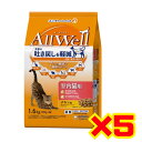 【ケース販売5個セット・送料無料】オールウェル(AllWell) キャットフード 室内猫用 チキン味 1.6kg×5個