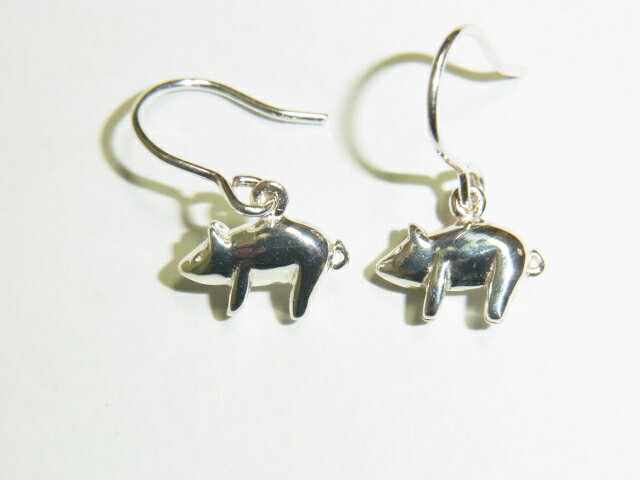 Opal - シルバー　ピッグ　ピアス　SILVER925たて6.5mm よこ10mm