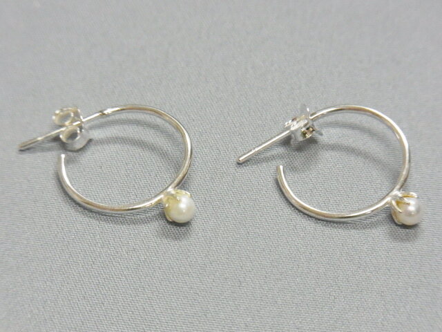 シルバー パール リング ピアス SILVER925たて 15mm × よこ 15mm