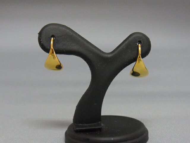 シルバー スプーン ピアス SILVER 925 K18コーティングたて 13mm × よこ 7mm