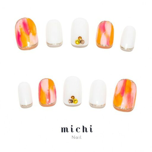 ビビットカラーの夏色ネイル michinail ネイルチップ ミチネイル ネイル つけ爪 ハンドメイドネイル ショートネイル ニュアンスネイル ブライダルネイル 成人式ネイル ビビットカラーの夏色ネイル michinail ネイルチップ ミチネイル ネイル つけ爪 ハンドメイドネイル ショートネイル ニュアンスネイル ブライダルネイル 成人式ネイル
