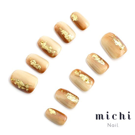 大人なタテグラデーションネイル michinail ネイルチップ ミチネイル ネイル つけ爪 ハンドメイドネイル ショートネイル ニュアンスネイル ブライダルネイル 成人式ネイル