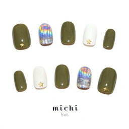 オトナカーキネイル michinail ネイルチップ ミチネイル ネイル つけ爪 ハンドメイドネイル ショートネイル ニュアンスネイル ブライダルネイル 成人式ネイル