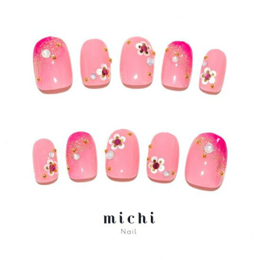 キャンディピンクのかわいい和柄ネイル michinail ネイルチップ ミチネイル ネイル つけ爪 ハンドメイドネイル ショートネイル ニュアンスネイル ブライダルネイル 成人式ネイル キャンディピンクのかわいい和柄ネイル michinail ネイルチップ ミチネイル ネイル つけ爪 ハンドメイドネイル ショートネイル ニュアンスネイル ブライダルネイル 成人式ネイル