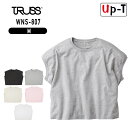 スリーブレス ワイド Tシャツ WNS-807 トラス クルーネック 無地 アパレル