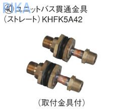 ダイキン エコキュート関連部材 ユニットバス貫通金具 【KHFK5A42】 ダイキン エコキュート関連部材 ユニットバス貫通金具 【KHFK5A42】