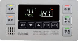 リンナイ Rinnai 【BC-100VC(A)-C-FL】 給湯風呂リモコン 品名コード：25-9708