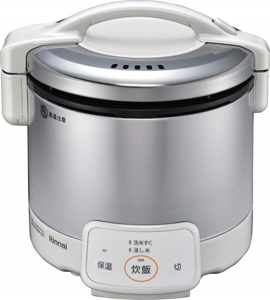 リンナイ Rinnai 【RR-030VQ(W)】 電子ジャー付ガス炊飯器 品名コード：42-4400 1