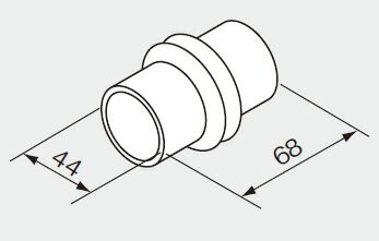ノーリツ 給湯器 部材 1108115 GSYガスふろがま用部材（給湯器付含む） 連結ゴムC1C（1個入り）＜φ44・..
