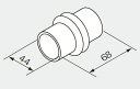 ノーリツ 給湯器 部材 1108115 GSYガスふろがま用部材（給湯器付含む） 連結ゴムC1C（1個入り）＜φ44・長さ68＞ 