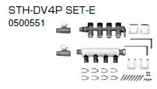 ノーリツ 温水暖房システム 部材 端末器 関連部材 ヘッダー関連 STH-DV4P SET-E【0500551】
