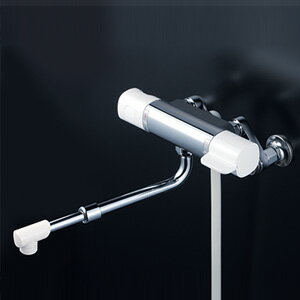 KVK　【FTB100KWRJRS】　サーモスタット式シャワー(伸縮自在パイプ付）　寒冷地対応　浴室用水栓 ＞ 壁付サーモスタット【NP後払いOK】