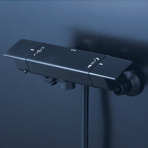 KVK 【KF3050MBHF】 サーモスタット式シャワー ウルトラファインバブルシャワーヘッドメッキ付（マットブラック）