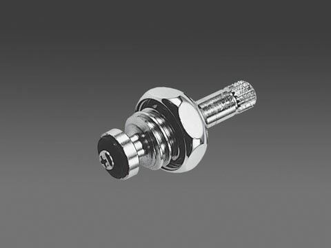 【ゆうパケット対応可】INAX　LIXIL・リクシル　水栓金具　オプションパーツ　スピンドル部　【A-732-8】　キャップナット付　スピンドル部(コマ付)　キャップナット：W24山20[蛇口]