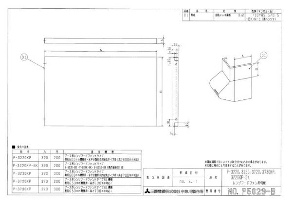 ɩ  P-3220KP-BK