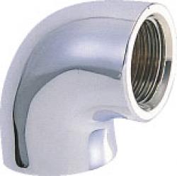 カクダイ 水道材料 メッキ付エルボ 20【6125a-20】