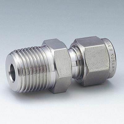 【継手本体、フロントフェルール、バックフェルール、ナットの4点の部品からなり使用時にチューブが接続されます】●基本構成は、継手本体、フロントフェルール、バックフェルール、ナットの4点の部品からなり使用時にチューブが接続されます。●使用時のフ...