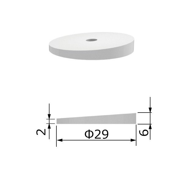 適用シリーズ：MDH(A)/MQH(A)シリーズカラー：ホワイトサイズ：Φ29×6商品情報：ゴム製注意事項：ご使用中の商品のサイズをご確認下さい。