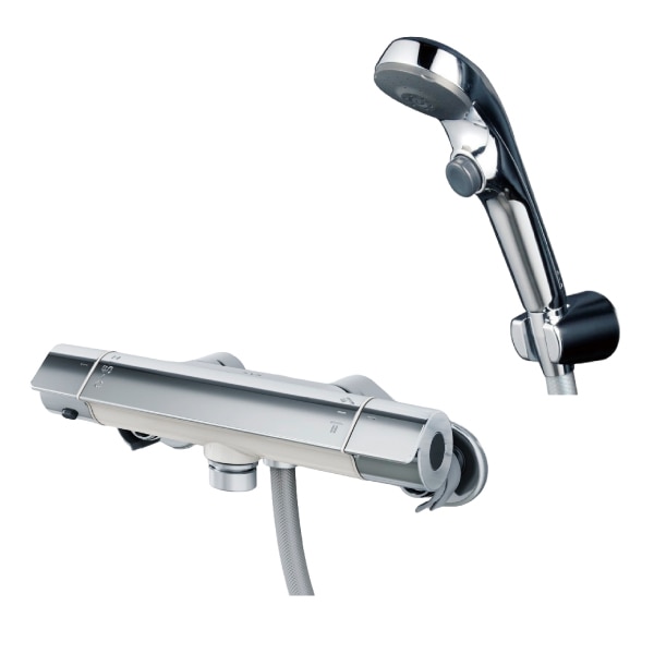 ハウステック 【UR18-PT0858】 壁付サーモ水栓 メタル （一般地用） ワンストップeシャワーNfセット バ..