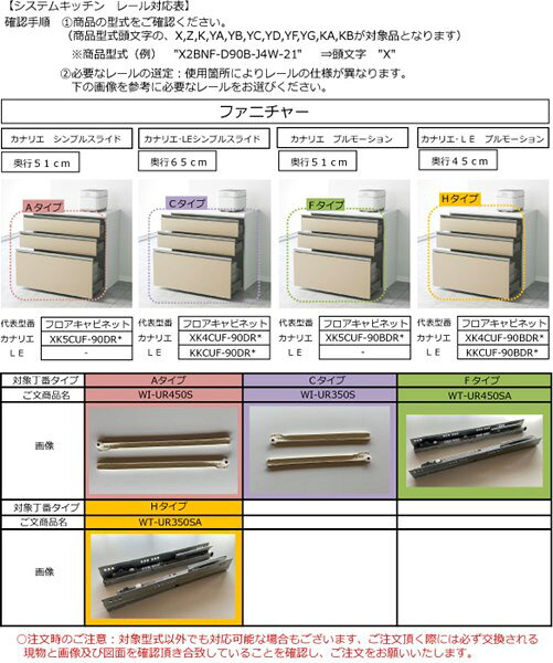 ハウステック【WT-UR450SA】タンデムレールD450LRセット