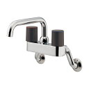 カクダイ 【124-003】 2ハンドル混合栓 水栓金具 混合栓