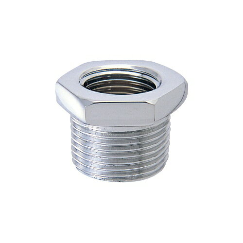 カクダイ 水栓材料 ブッシング(クローム)【6167A-25X13】