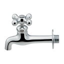 カクダイ 【701-021B-CH】 横水栓(ロング) 水栓金具 単水栓