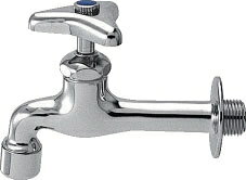 カクダイ 水道材料 泡沫胴長横水栓 13【7022】