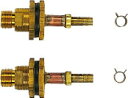 カクダイ 水道材料 ユニットバス貫通金具(ペア耐熱管用) 10A【416-452】