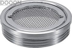 カクダイ 水栓材料 外ネジ防虫目皿【4232-40】