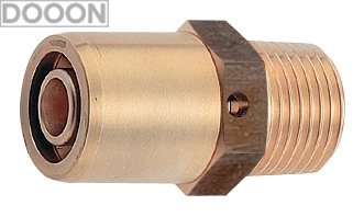 カクダイ 水栓材料 メタカポリ外ネジアダプター(ワンタッチ)【615-301-10A】