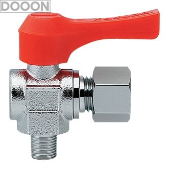 カクダイ 水栓材料 アングル型ミニチュアボールバルブ【651-956-1/4X6.0】 カクダイ 水栓材料 アングル型ミニチュアボールバルブ【651-956-1/4X6.0】