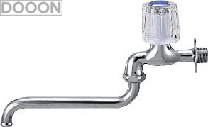 カクダイ 水栓材料 Cハンドル自在水栓//赤【7061H-13X170】