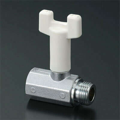 KVK ボールバルブ20・首長ハンドル仕様　【K155L-20】単水栓【K155L20】【NP後払いOK】