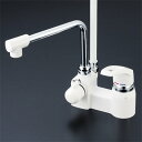 KVK 浴室 【KF6004ZR24】 寒冷地用 デッキ形シングルレバー式シャワー240mmパイプ付