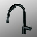 KVK 【KM6092DECM5】 ビルトイン浄水器用シングルシャワー付混合栓(Wセンサー付)(eレバー) 電池 マットブラック