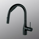 KVK 【KM6092SCECM5】 ビルトイン浄水器用シングルシャワー付混合栓(Wセンサー付)(eレバー) マットブラック