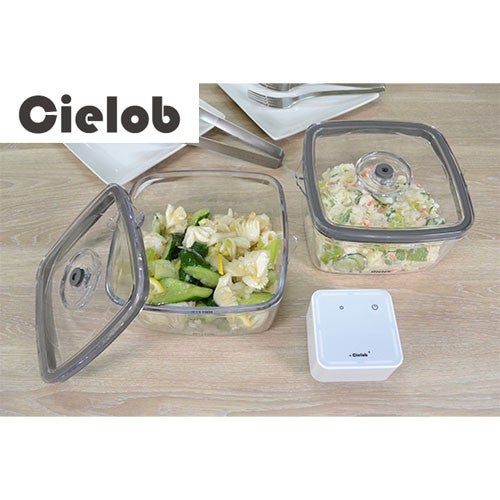 INAX LIXIL リクシル 【1367170】 Cielob 真空キャニスター スクエアタイプ(2点セット)＋電動ポンプ