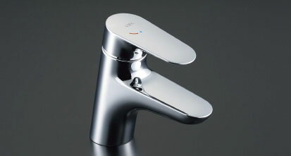 LIXIL リクシル クロマーレS（エコハンドル）【LF-WF340SYC】 シングルレバー混合水栓 洗面器・手洗器用水栓金具