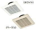 メルコエアテック 換気扇 【AT-100QKF3SN】 室内用(樹脂製) 給排気グリル(角形・壁/天井/床据付タイプ・不織布フィルター付) 【メーカー直送のみ・代引き不可・NP後払い不可】(2)