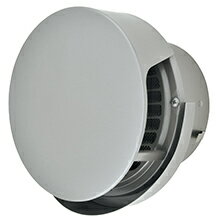 メルコエアテック melcoairtec 【AT-100TCWSJD5】丸形防風板付ベントキャップ（覆い付・ワイド水切タイプ）｜横ギャラリ・網外壁用（ステンレス製）【メーカー直送のみ・代引き不可・NP後払い不可】