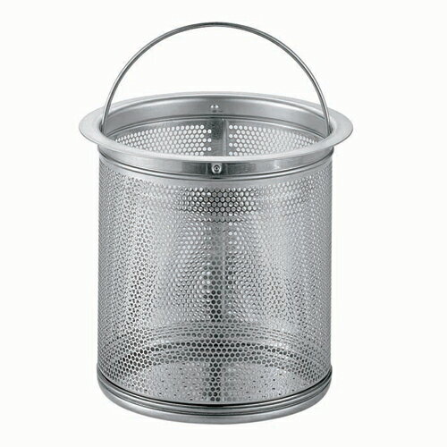 ミヤコ MIYAKO M14SBL流し台ステンレスバスケット【M14SBL】寸法 135×124(φ1.5) キッチン配管部材