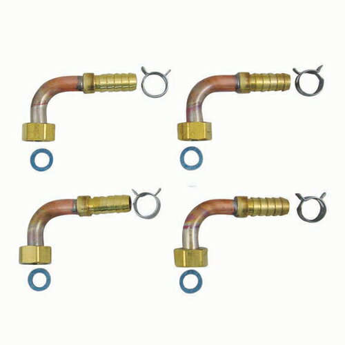 ミヤコ MIYAKO MH4SLスマートホース金具セットL型【MH4SL】寸法 10×1/2(4コリリ) バス配管部材