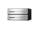 Nasta ナスタ 【KS-MB3102PU-2L】ポスト W360×H100 前入後出/屋内タイプ ポスト