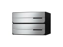 Nasta ナスタ 【KS-MB4302PY-2K】ポスト W360×H120 前入後出/防滴タイプ ポスト
