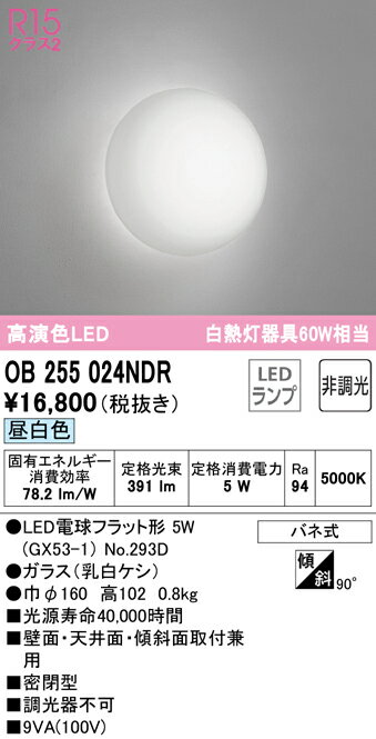 オーデリック ブラケットライト 【OB255024NDR】【OB 255 024NDR】