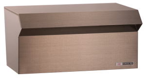 ハッピー金属 【600-AM】 ファミールポスト(ステンレスポスト) 600-AM 壁面埋込及びポール取り付けタイプ