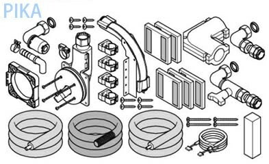 パナソニック エコキュート 部材【AD-HE1MB108】 ミスト用給排水部材セット 隠蔽部排水用 給水配管長 8m