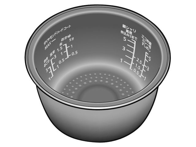 ARE50-K13 炊飯器 交換用内釜